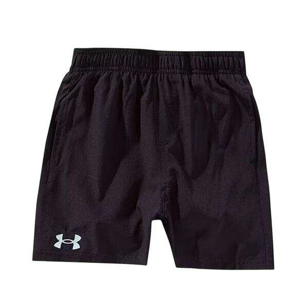 Under Armour Boys Compression Volley Swim Shorts Trunks Black Size 5 Boxer Lined - Picture 1 of 7